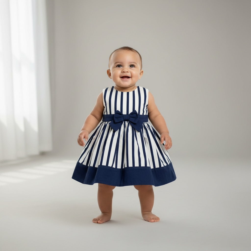 Vestido às Riscas Primark 3-6M