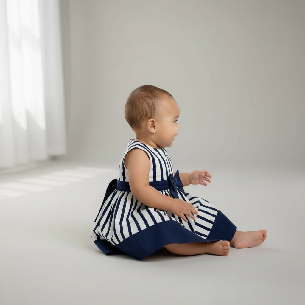 Vestido às Riscas Primark 3-6M